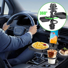 4-in-1 Car Cup Organizer,Car Food Tray