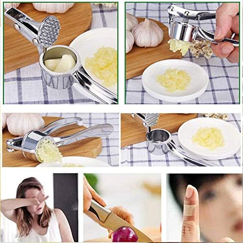 Garlic Press Mincer Ginger Crusher