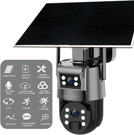 Solar Security Camera Outdoor Wireless 4G Card Solar Camera